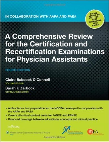 Pance Study Guide Book PANCE/PANRE Review Book: A Comprehensive Review - CME for PA